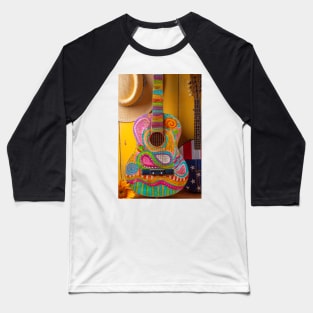 Poetry Guitar and American Banjo Baseball T-Shirt